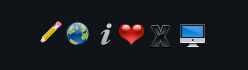Sidebar Icons Example